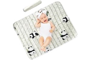 Large Baby Changing Pad, Waterproof Washable Reusable Diaper Changing Mat for Infants Toddlers, Portable Absorbent Leakproof 