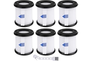 Erinice N5S Filter Replacement for INSE N5T S6T S6P Pro S610 Cordless Vacuum Cleaner HEPA Filter Comaptible with TMA T120 T121 T151 T150 T220 T210 T181 T180 T220 Vacuum Cleaner Parts, 6 Pack