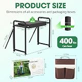 Onadak Heavy Duty Garden Kneeler & Seat 400lbs Support Legs Foldable view 6