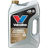 Valvoline Extended Protection Full Synthetic Motor Oil SAE 5W-20 5 QT