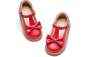 Otter MOMO Toddler Little Girls Oxford Shoes Mary Jane Flat T-Strap School Uniform Party Dress Shoes