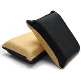 Anglekai 2P Window Defogger Sponge, Windshield Glass Defogger | Absorbent Car Window Cleaner for Auto Cleaning (Yellow+Black)