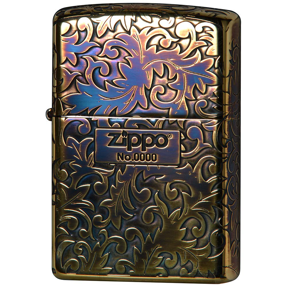 Zippo 2GI-Z5KARA Classic Arabesque Logo Oxidized Gold Plating 5-Sides Etching Japan Limited