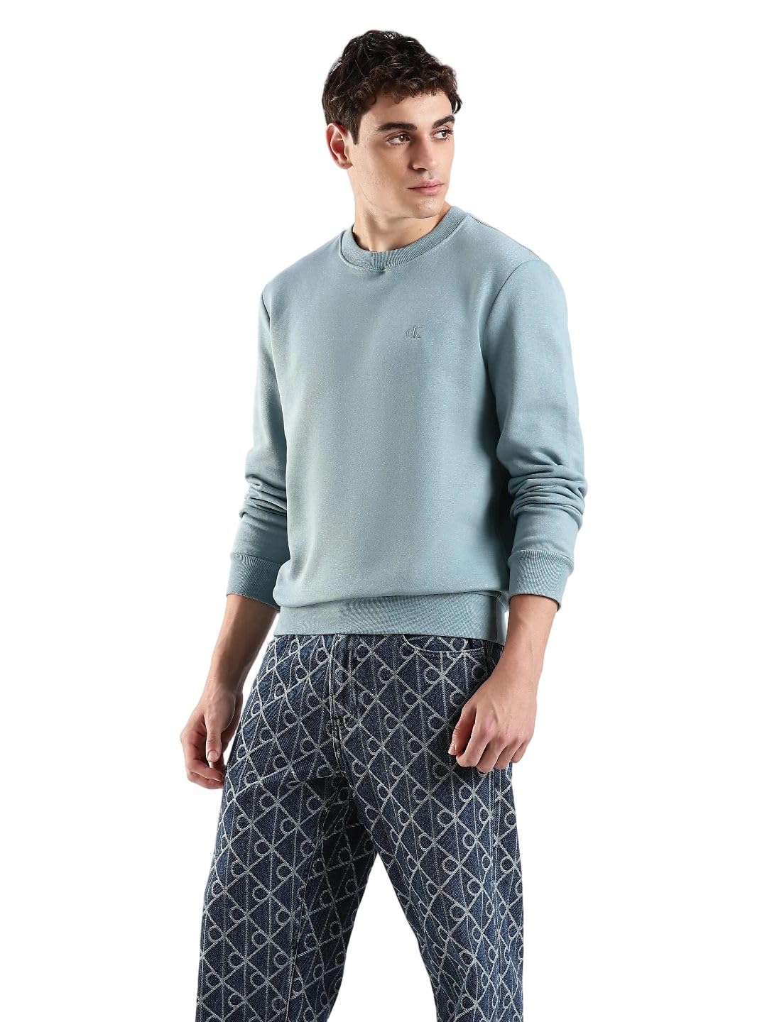 Calvin Klein Men's Archive Logo Fleece Sweatshirt Image