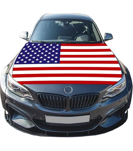 Amazon.com: USA 250th Anniversary Car Hood Flag Kit [Enhanced