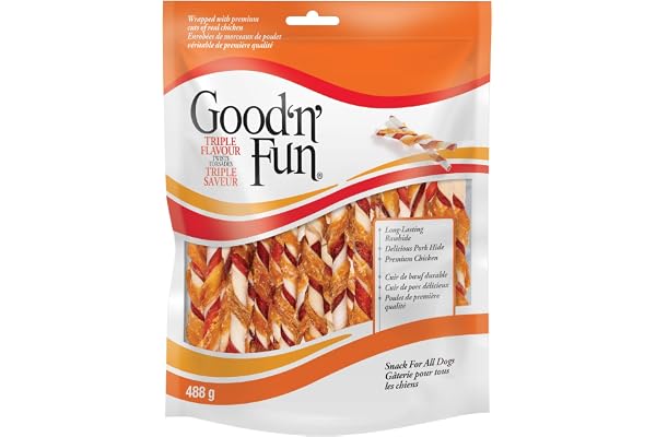 Good'N'Fun Triple Flavor Twist Sticks, 488g