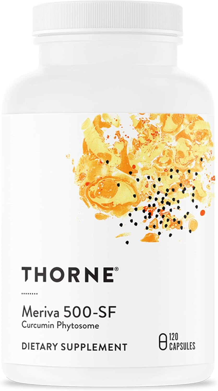 Thorne Research - Meriva 500-SF (Soy Free) - Curcumin Phytosome Supplement - 120 Capsules: Health & Personal Care