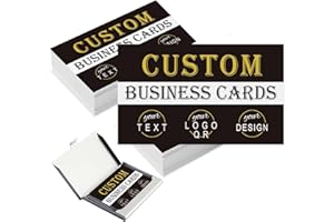 Custom Business Cards Personalized Business Cards with Photo for Small Business Customized with Logo Text 1000 500 200 100 Do