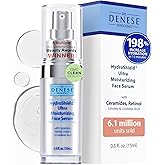 Dr. Denese SkinScience HydroShield Ultra Moisturizing Face Serum 0.5 oz – Retinol & Ceramide Mini Serum for Deep Moisture, Radiant Skin, Fine Line Care, Travel Size, Dermatologist Tested, Cruelty Free