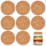 OLYCRAFT 8 Pcs Large Wooden Corks Tapered Plugs