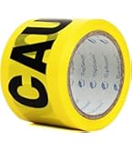 Trafford Industrial PE Warning Tape – 2.0 Mil X 1000 Ft X 3 Inch, Red DANGER DO NOT Enter Print, Barricade Tape