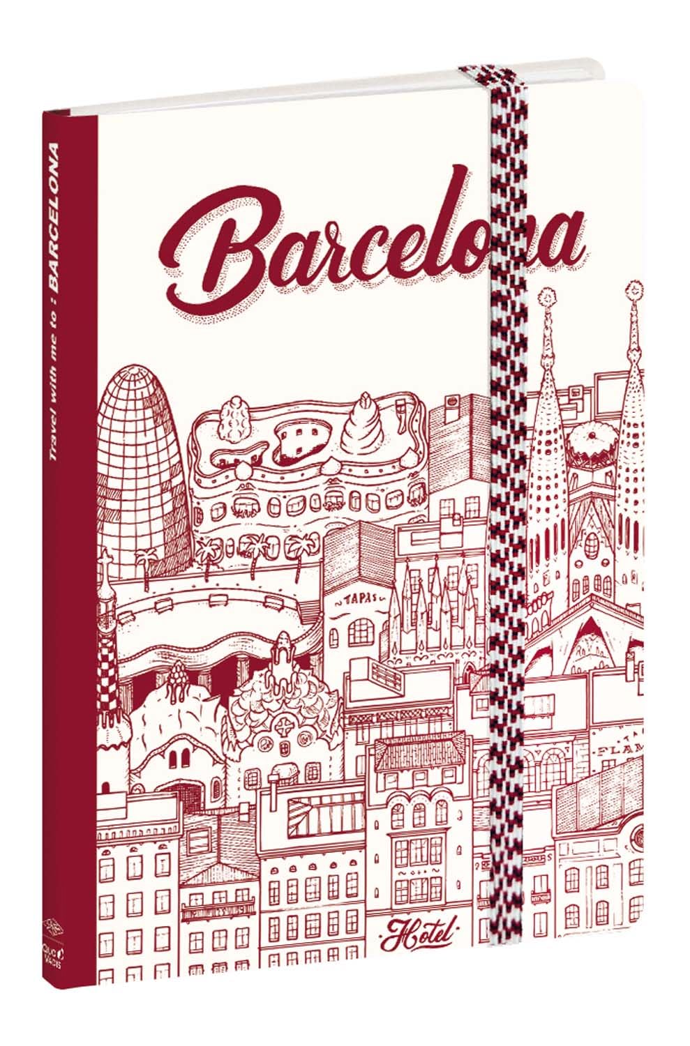 Quo Vadis 237104400NQ Notebook 15 Rows Dr Paper - 10 x 15 cm - Elastic