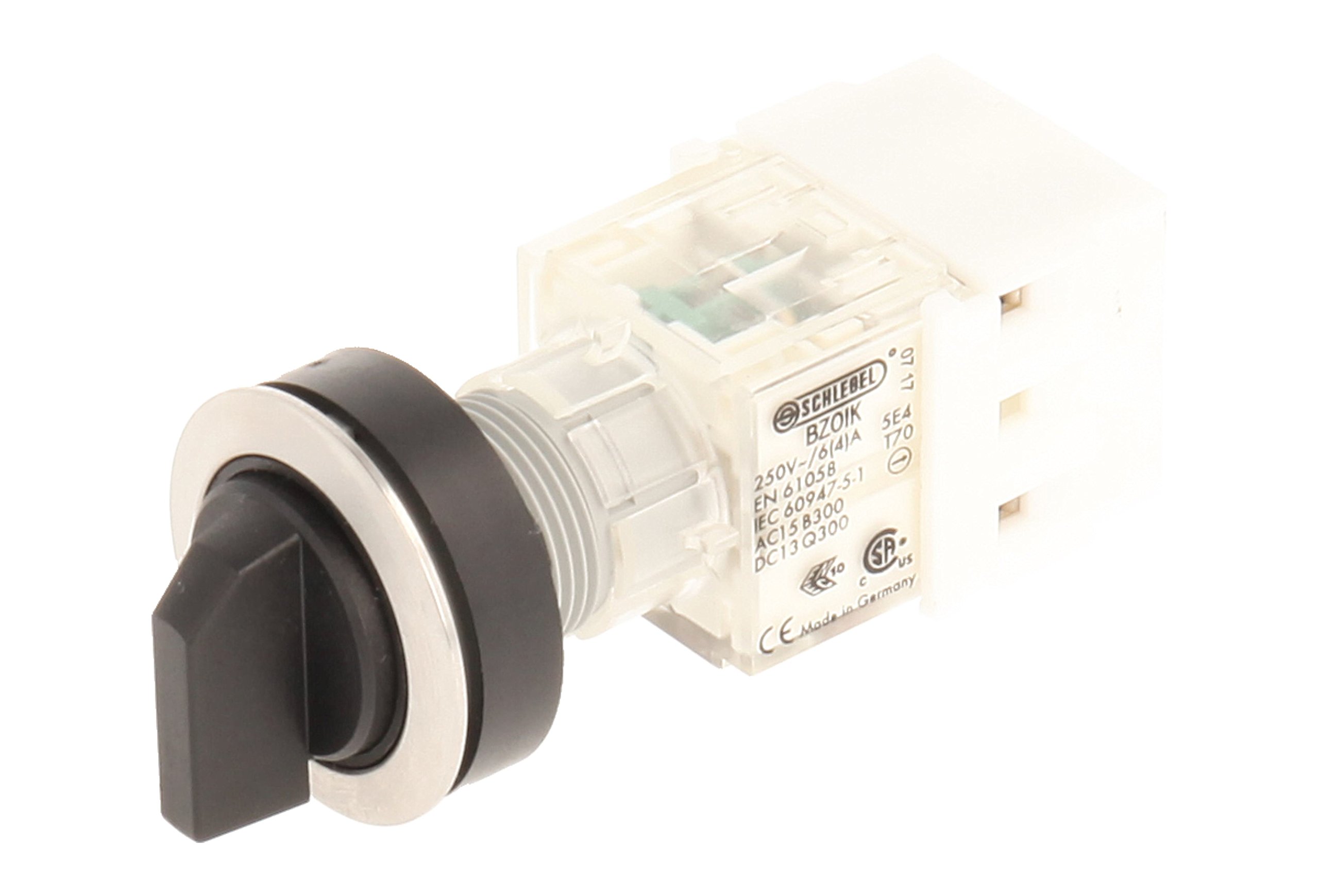 Club 23.001.275 Selector Switch Latching/rastend – Stainless Steel – 3 Positions Momentary Contact Master 1 Closer with Opener Screw On Connector (Pack of 2)