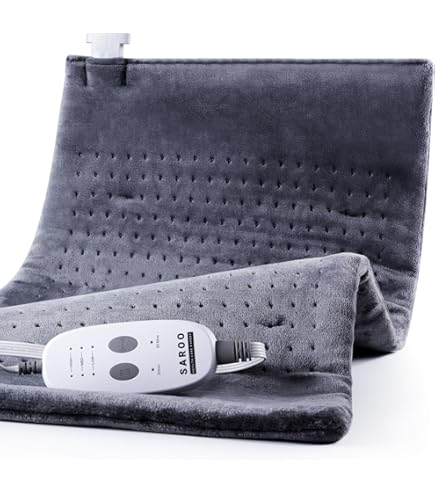 Amazon.com: Heat Massaging Weighted Heating Pad for Back Pack, Weighted  Electric Heating Pad with Massaging Vibrations 3.7lb Non-Toxic Beads 4 Heat  Settings 4 Massage Modes 2h Auto-Off 17