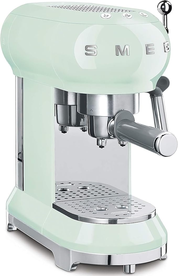 Smeg ECF01PGEU Espresso/Coffee Maker Pastel Green Amazon.co.uk Kitchen & Home