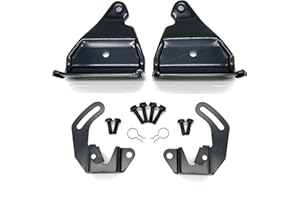 Generic Region Offroad Rear Seat Mounting Brackets and Bolts Compatible with Jeep Wrangler TJ 1997-2002, Black