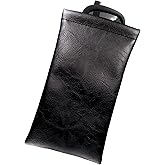 Soft Sunglasses case | Large Glasses Case Holder - Eyeglass Pouch Squeeze Top | Glasses pouch Lightweight Extra Layers