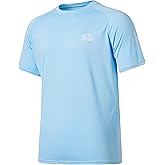 Willit Men's Rashguard Swim Shirt Short Sleeve UPF 50+ Sun Protection SPF Quick Dry Water Shirt