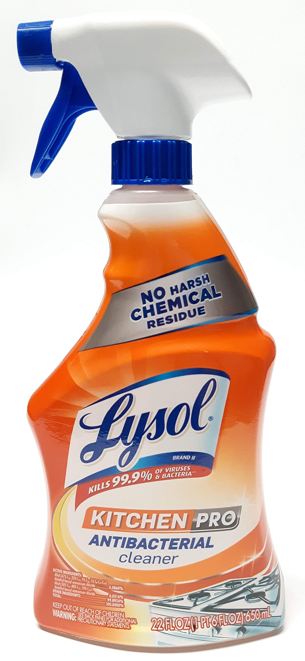 Photo 1 of Lysol Antibacterial Kitchen Cleaner, Trigger Spray-Citrus-22 oz.