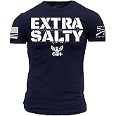 Grunt Style USN - Extra Salty Men's T-Shirt