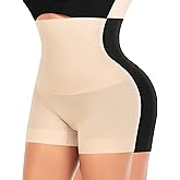 Werena Seamless Shaping Boyshorts Panties for Women Slip Shorts Under Dress Shapewear Shorts Tummy Control Underwear