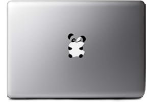 BARGAIN MAX DECALS Furivy - Panda - Apple MacBook Air/Pro/Retina 13" (Black)