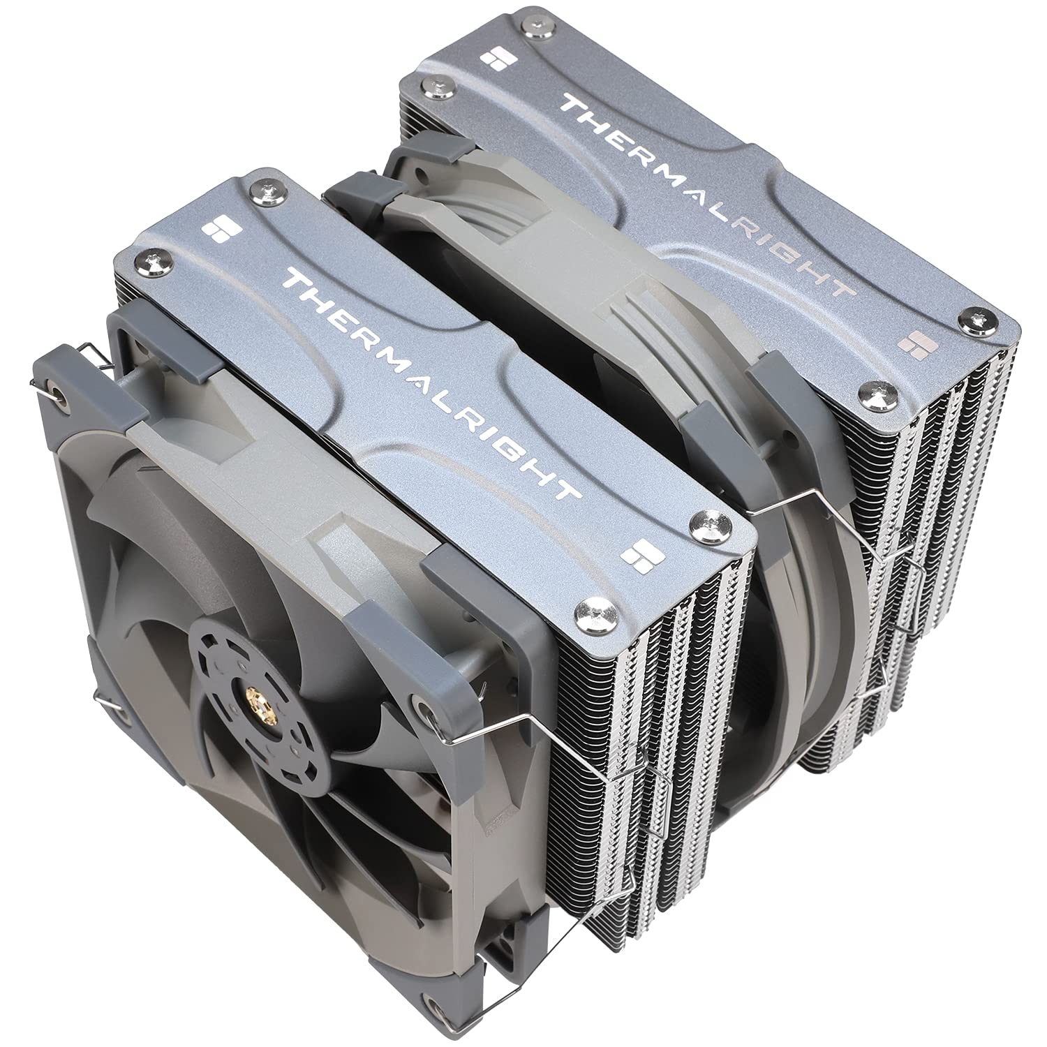 Thermalright FC140 CPU Cooler Dual Towers and Dual Fan, 5 * 8mm Heat Pipes, 4Pin PWM Fan with S-FDB Bearing, for AMD AM4 AM5 Intel 1150/1151/1200/2011/2066/1700/AM5