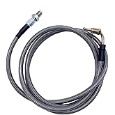 65 inch Clutch Master to Slave Cylinder Line PTFE Hose Stainless Steel Braided Fit for Toyota Pickup 4x4 Land Cruiser