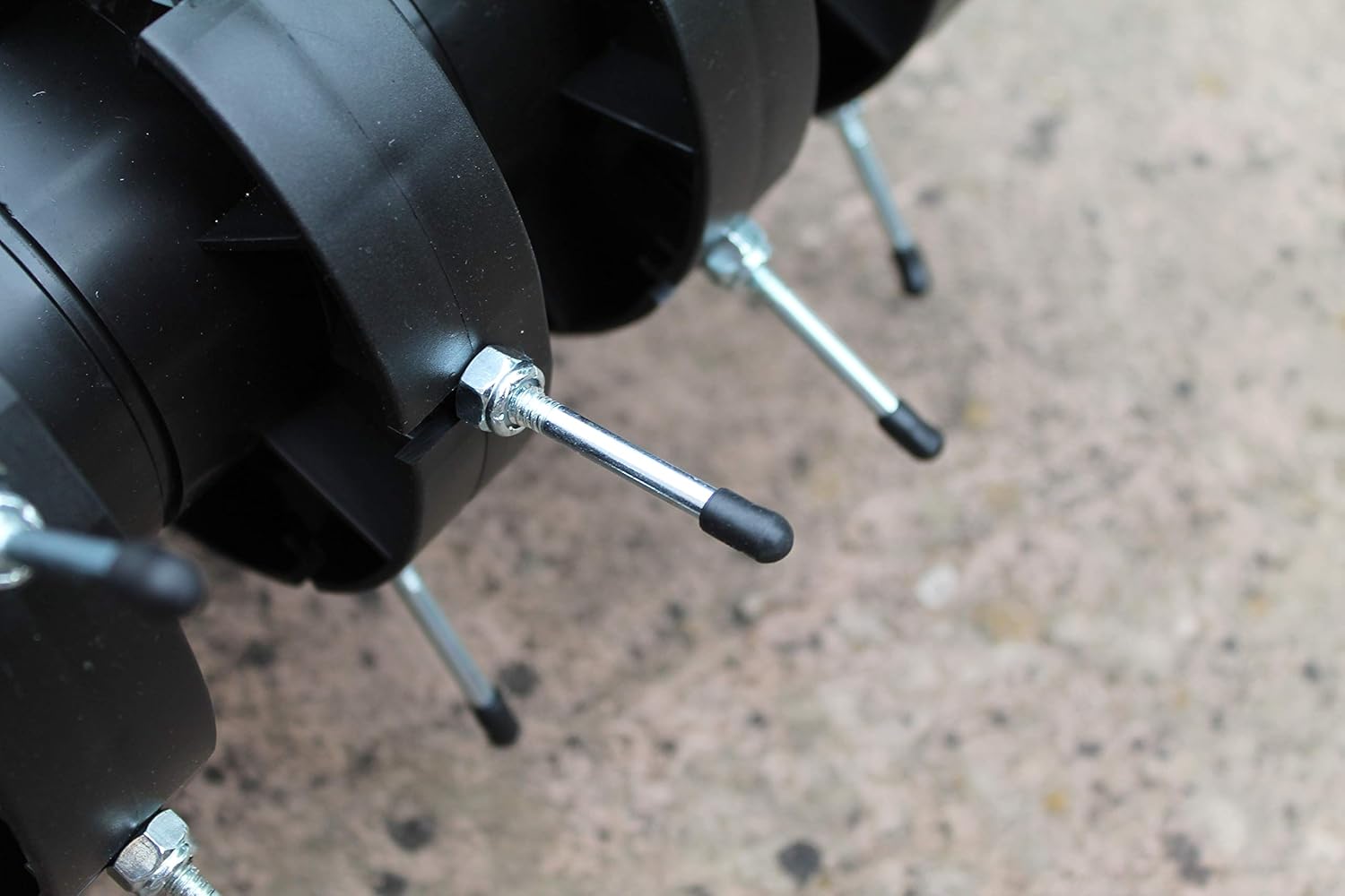 Greenkey Home Garden Lawn 30cm Rolling Lawn Aerator Push Roller Spikes