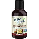 NOW BetterStevia&reg; Cinnamon Vanilla Zero-Calorie Liquid Sweetener, 2 fl. oz.