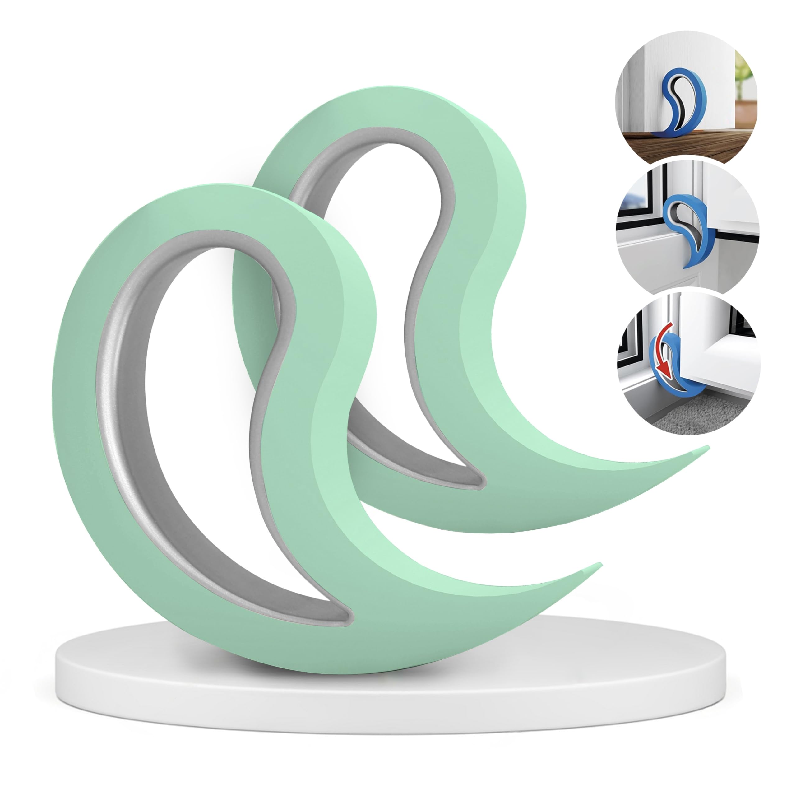 Stoppy, Stoppy, doorstopper, windowstopper, Stopper, Set of 2 (Available in 14 Variations) (Mint) — image 1
