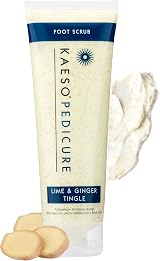 Kaeso Lime Ginger Tingle Foot Scrub 250ml - Exfoliating Smoothing Softening view 1