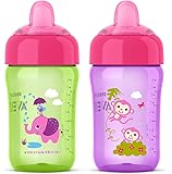 Philips Avent My Sip N Click Cup, 12oz, 2pk, SCF555/23, Colors may vary