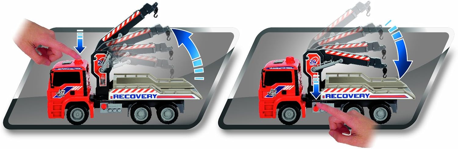 dickie toys air pump crane truck