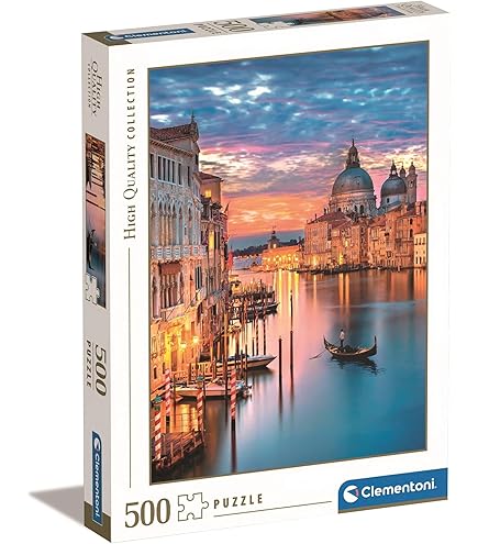 Clementoni Fiat 500 Jigsaw Puzzle - 500 Piece Vintage Car Puzzle For Adults