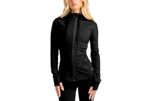 Aruki Womens Aruki Women’s Soft Athletic JacketZip-up Hoodie
