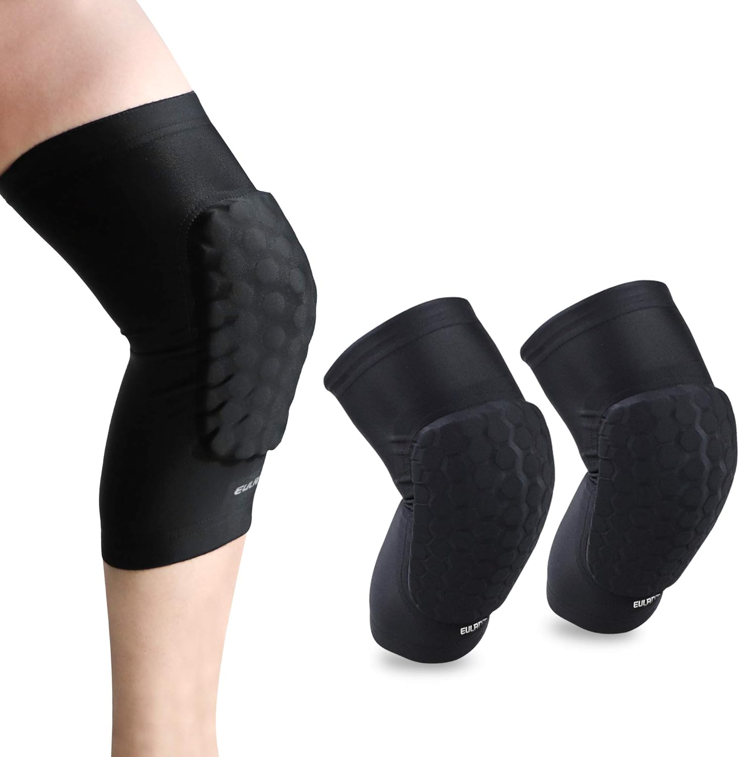 EULANT 2 Pack Knee Compression Sleeves, Best Knee Brace