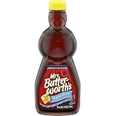 Mrs. Butterworth's Sugar Free Thick and Rich Pancake Syrup, 24 oz | Thick N Rich Sugar Free Syrup; great for pancakes &amp; waffles; also perfect for weekend brunch &amp; baking