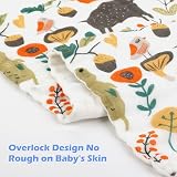 Maliton 6 Pack Muslin Burp Cloths 50x25cm 100% Cotton Baby Sets view 5