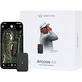 Arccos Air (12 mo Membership Included) | Automatic Golf Game Tracking System w/ AI GPS Rangefinder &amp; Strokes Gained Analytics, Arccos Club Smart Sensors not required