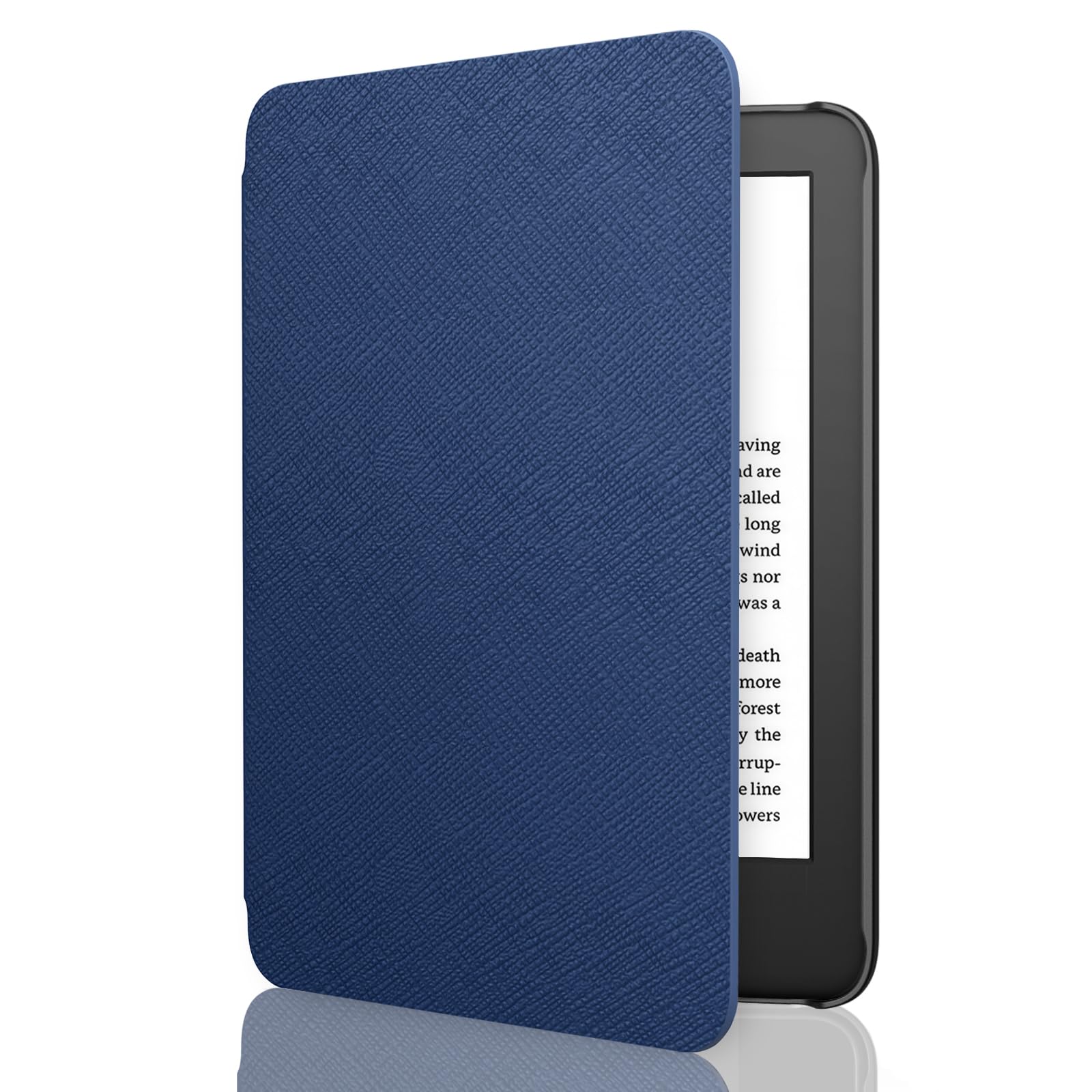 MoKo Case Fits 6" All-New Kindle (11th Generation-2024/2022 Release)& International Version, Lightweight Shell Cover with Auto Wake/Sleep for Kindle 2024/2022 11th Gen e-Reader, Indigo