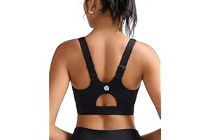 RUNNING GIRL Sports Bras for Women High Support,Adjustable Racerback Molded Cup Sports Bra Yoga Athletic Workout Bra