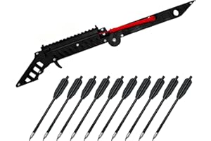TIETHEKNOT Folding Crossbow Professional Training Portable Easy Storage Lightweight Archery Equipment for Adults Target Practice