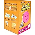 Scrub Daddy Dual Sided Sponge and Scrubber - Scrub Mommy - Scratch Free Sponge for Dishes and Home, Soft in Warm Water, Firm 
