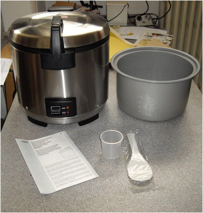 Tiger Commercial Rice Cooker/Warmer 3.6 Litre (Raw Rice) 7.2Litre