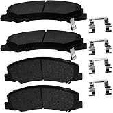 Rockplanet Front Brake Pads Set Compatible with Buick Allure LaCrosse Cascada Regal, Saab 9-5, Cadillac ELR, GMC Terrain, Chevy Equinox Impala Malibu Limited Brake Pads Semi-Metallic D1559