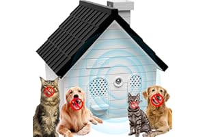 WAGG Anti Bark Device for Dogs Indoor,Dog Bark Deterrent Devices,Bark Box for Barking Dogs,Barking Dog Silencer,50 Ft Barking Dog Silencer,Safe for Dogs and Humans,Indoor and Outdoor Use (White)