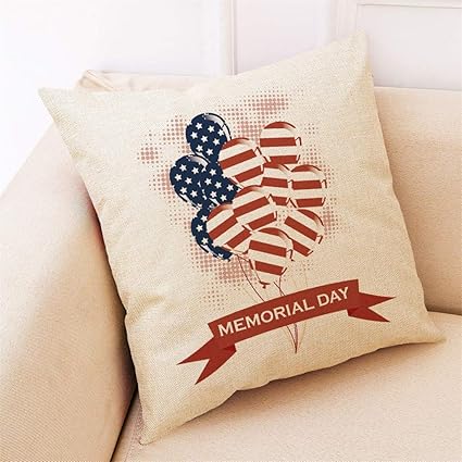 Amazon Com Hadiy Cushion Cover Independence Day Pillowcase Sofa