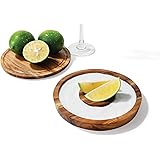 Outset Acacia Wood Cocktail Rimmer, Medium (Pack of 1)