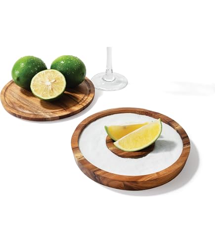 Givreur De Verres 3 Niveaux En Plastique Noir - Accessoire Barman Pour Margarita, Cocktails, Sel Et Épices